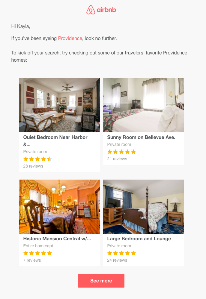 AirBnB Email Marketing