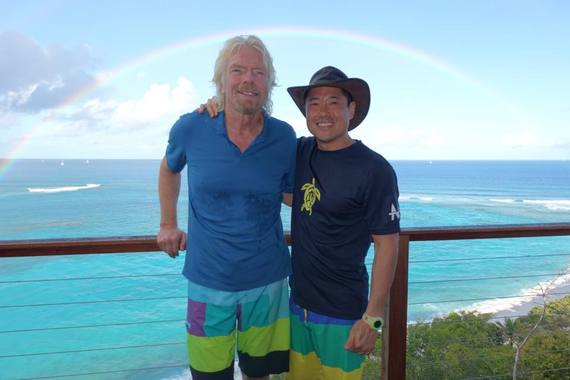 Richard Branson and Bill Tai